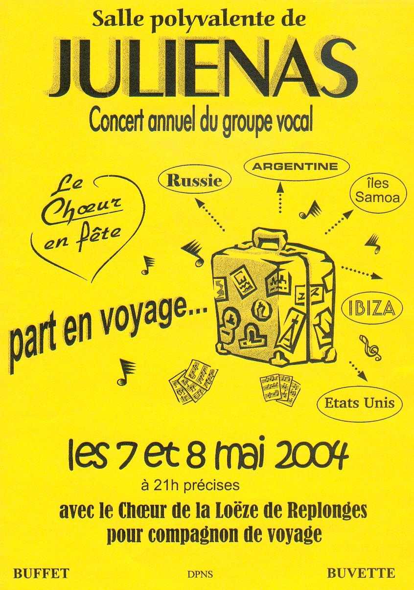 Description : Description : Description : Description : Affiche du concert 2004