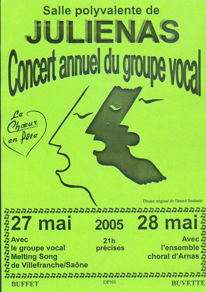 Description : Description : Description : Description : Affiche du concert 2004